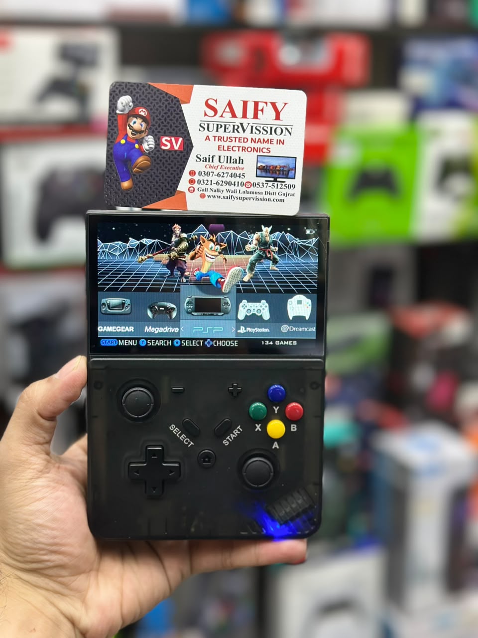 M18 Retro Handheld Video Game Console