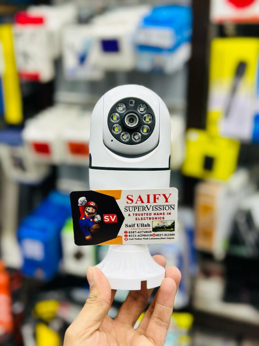 Bulb Camera 1080p WIFI 360 Degree Panoramic Night Vision