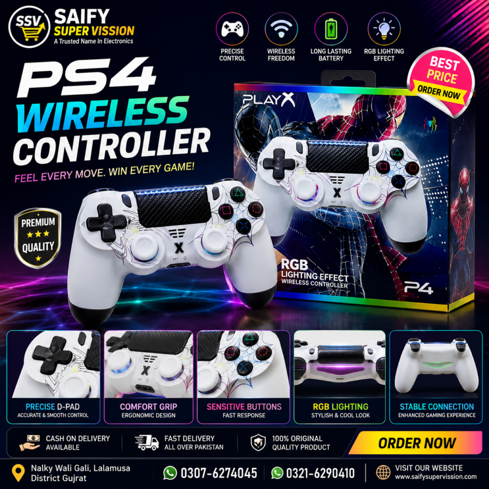 PS 4 RGB Wireless Controller