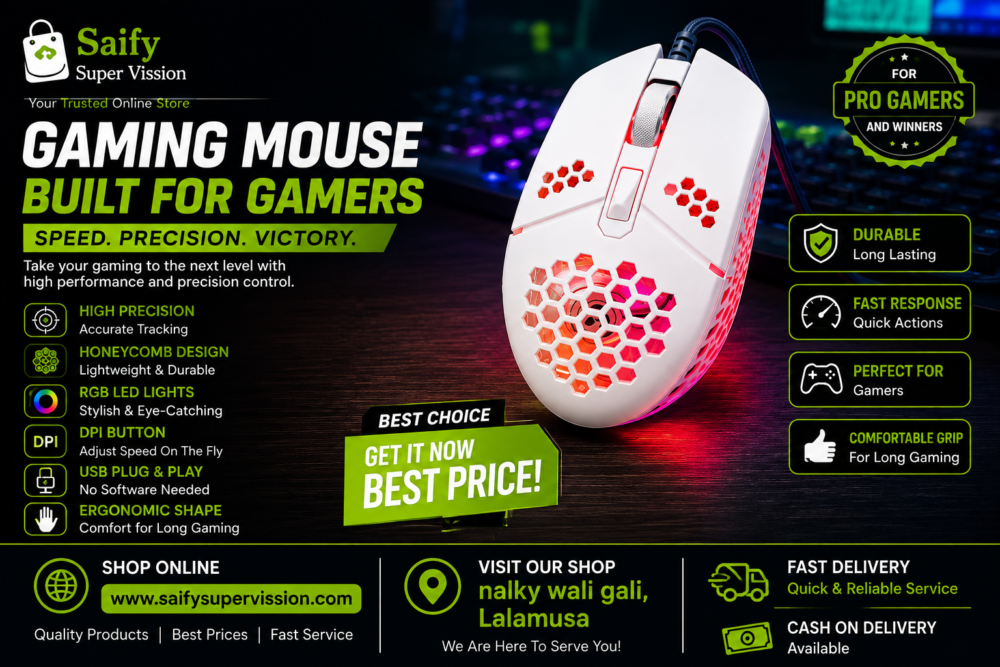 G25 Fan Cooling Gaming Mouse