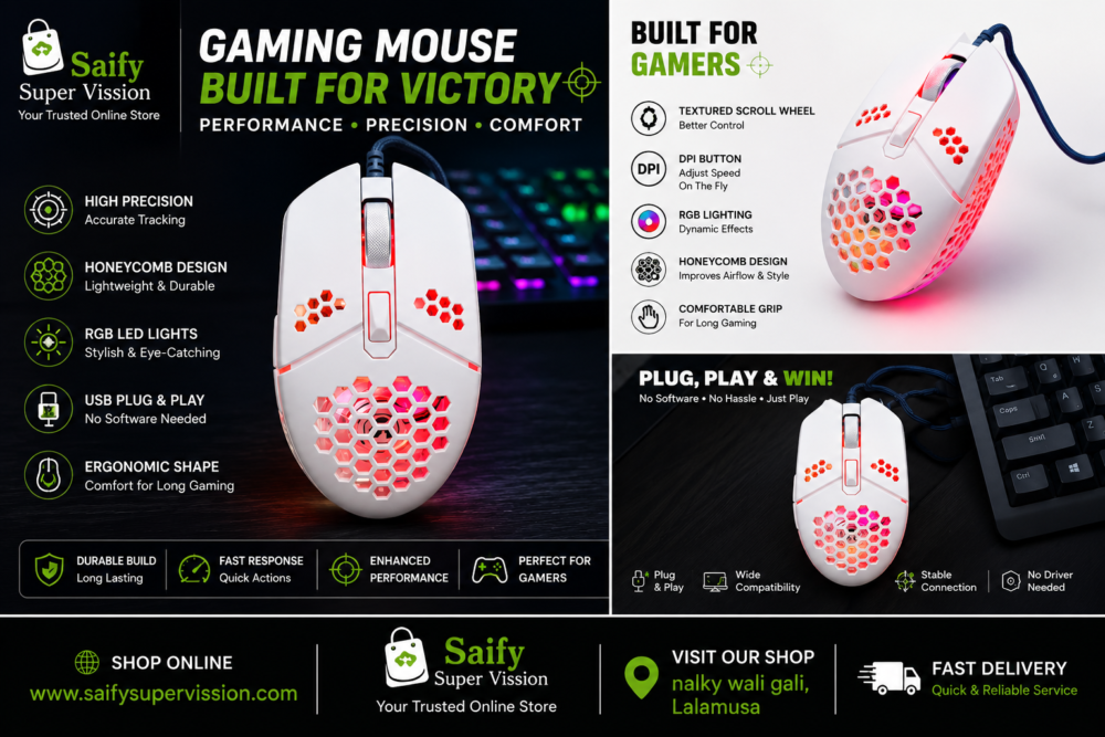 G25 Fan Cooling Gaming Mouse