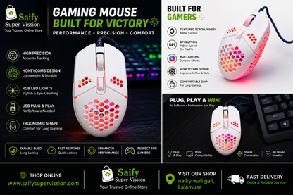 G25 Fan Cooling Gaming Mouse