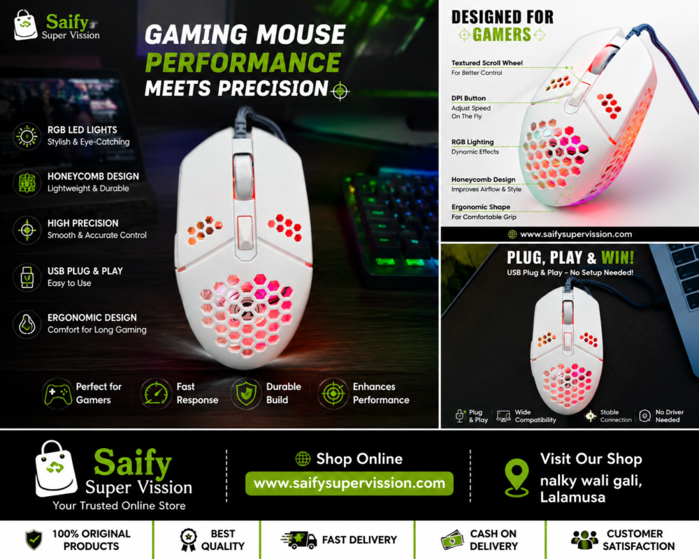 G25 Fan Cooling Gaming Mouse