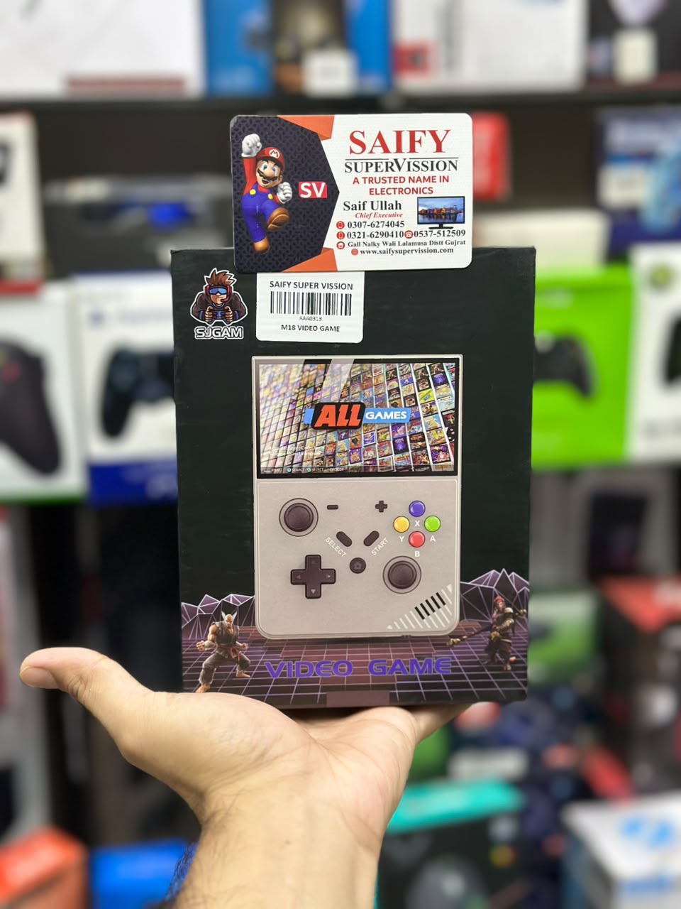 M18 Retro Handheld Video Game Console