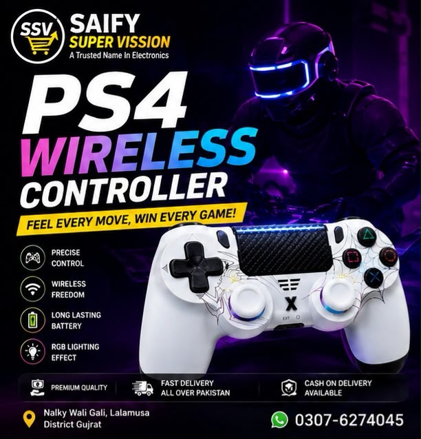 PS 4 RGB Wireless Controller