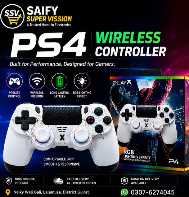 PS 4 RGB Wireless Controller