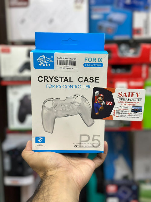 Crystal Clear Hard Case for PS5 Controller KJH