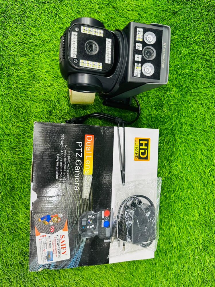 Jumbo 010DB Black HD 2Lens Security Camera V380 Pro Smart Home Auto Tracking Waterproof Outdoor Wireless WIFI IP Camera