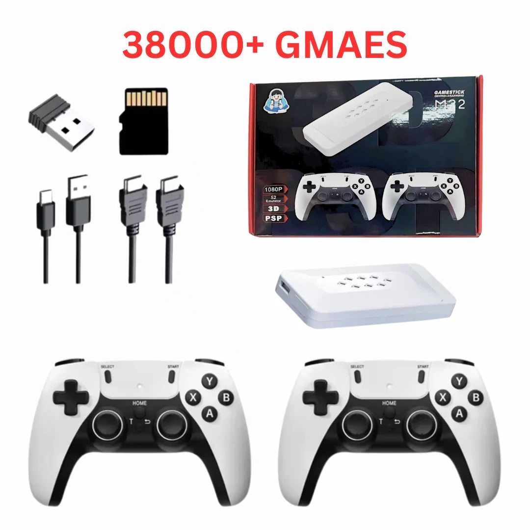 M22 Plus Game Stick 4K HD Output Emuelec 4.3 System Retro Video Game Consoles