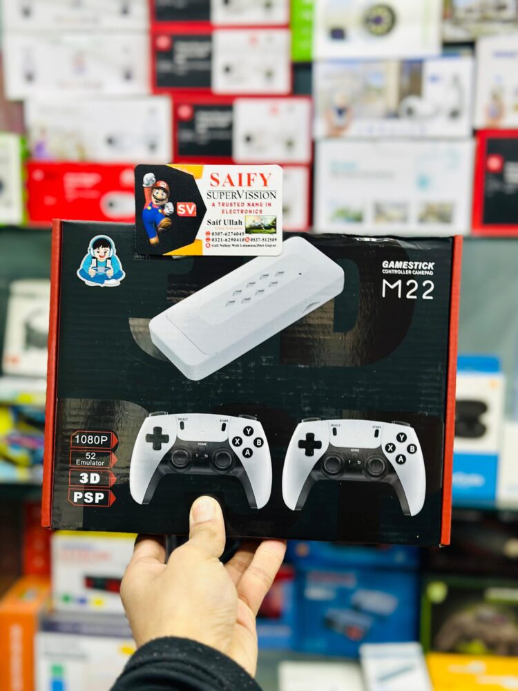 M22 Plus Game Stick 4K HD Output Emuelec 4.3 System Retro Video Game Consoles
