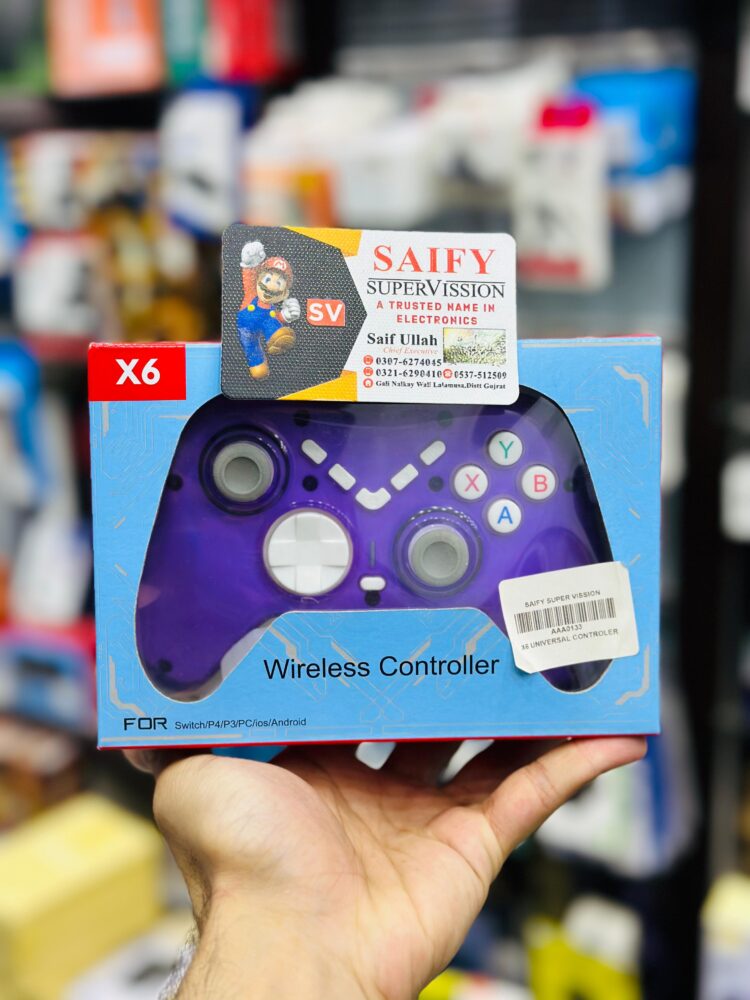 X6 Controller Wireless for Switch,Ps4,Ps3,IOS,Android