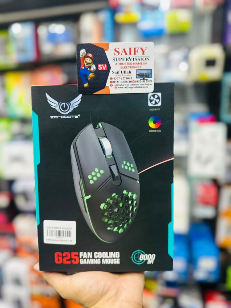 G25 Fan Cooling Gaming Mouse