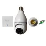 Bulb Camera 1080p WIFI 360 Degree Panoramic Night Vision