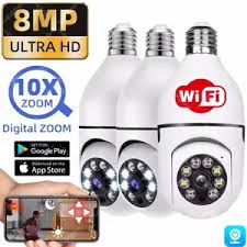 Secura WiFi Home Security Dual Lens Camera 360 4K AI Motion Detection Alert