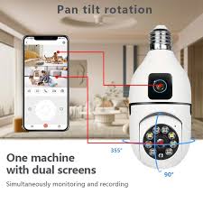 Secura WiFi Home Security Dual Lens Camera 360 4K AI Motion Detection Alert