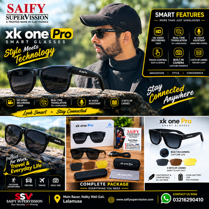XK one Pro AI Smart Glasses