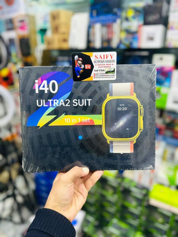 i40 Ultra2 Suit 7 Sets Colorful Straps Smart Watch