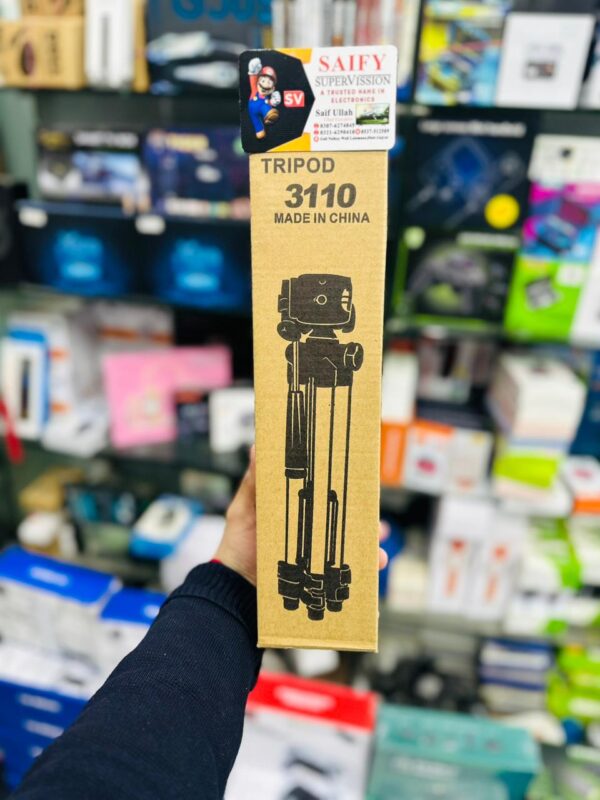 Foldable TriPod 3110 Full Length with DSLR Camera & Mobile Mount.