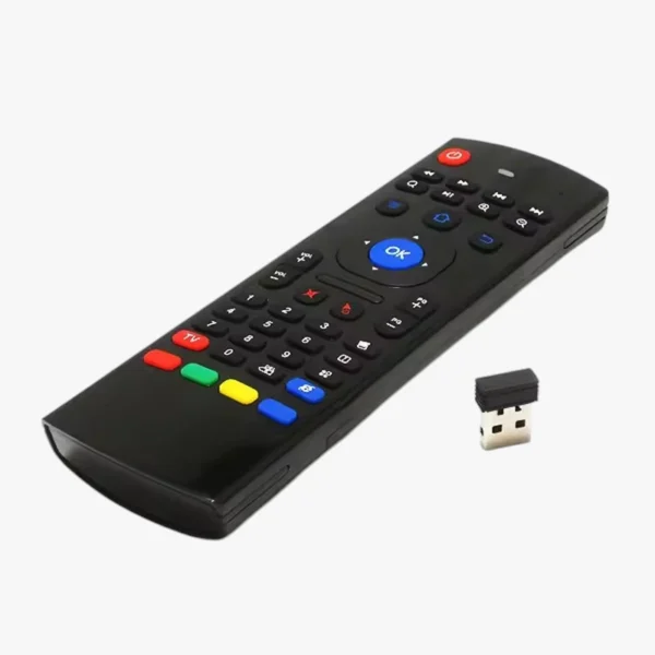 Air Mouse Remote MX3 Pro 2.4G | Wireless Air Fly Remote with Mini Keyboard And Without Voice Feature - Image 3