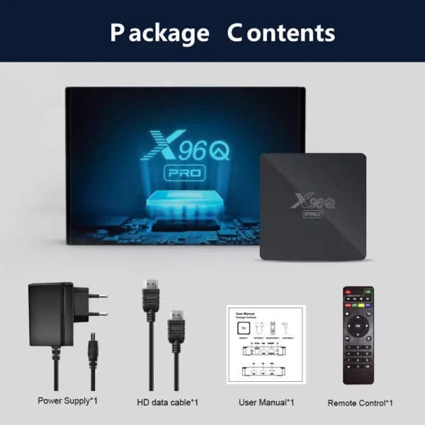 X96Q Smart Android TV Box 8GB 128GB Android 15 - Image 4