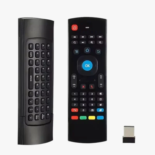 Air Mouse Remote MX3 Pro 2.4G | Wireless Air Fly Remote with Mini Keyboard And With Voice Feature - Image 5