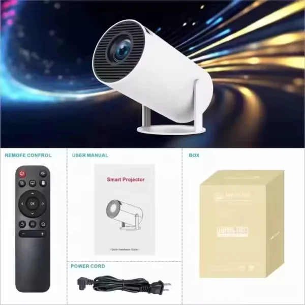 HY300 PRO Android Portable Projector with WiFi and Bluetooth - Image 4