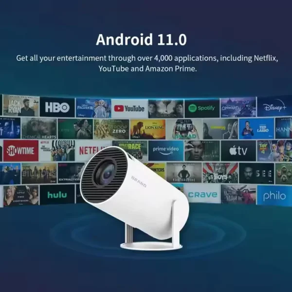 HY300 PRO Android Portable Projector with WiFi and Bluetooth - Image 5