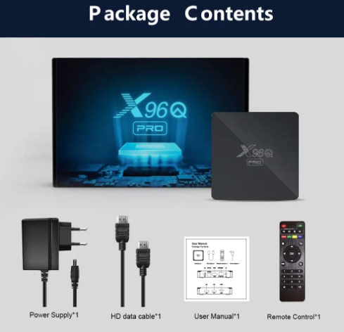 X96Q Pro Smart Android Box  8gb Ram 128 Rom - Image 3