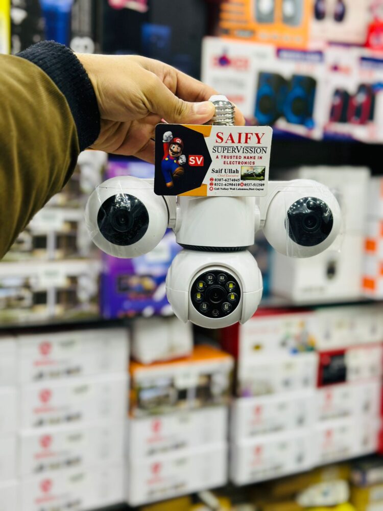 Bulb Camera 3 lens Original 1080p WIFI 360 Degree Panoramic Night Vision Latest Design