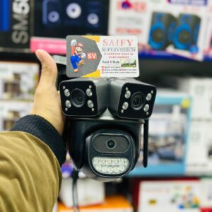 8MP 4K Original Triple Lens Security Camera With Full Color Night Motion Waterproof