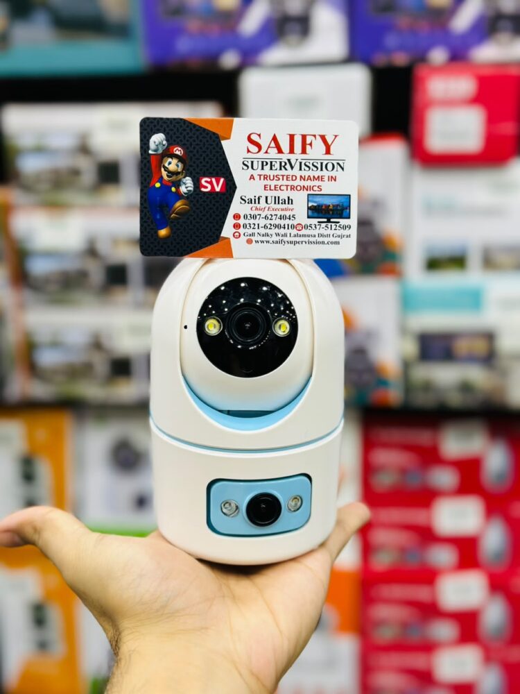 Dual Lens Blue Smart Camera