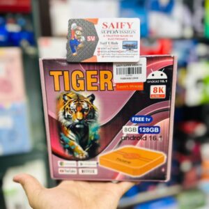 Tiger New 5G + Bluetooth Android Box 8gb/128gb 8K Ultra