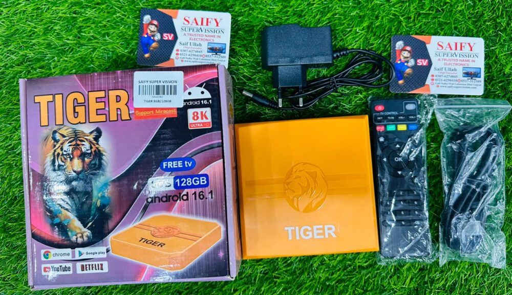 Tiger New 5G + Bluetooth Android Box 8gb/128gb 8K Ultra - Image 5